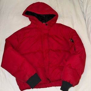 Before Dawn Red Puffer Jacket